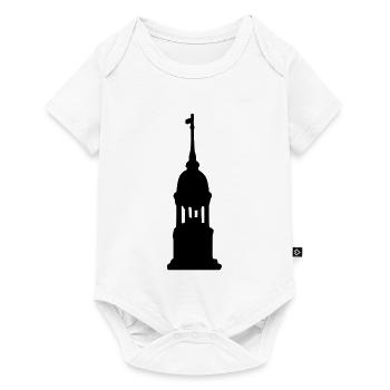 Hamburger Michel Hamburg - Baby Premium Kurzarmbody - Weiß - Vorne