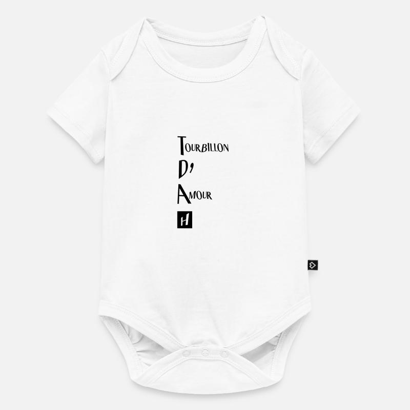 TDAH - Body à manches courtes Premium Bébé - blanc