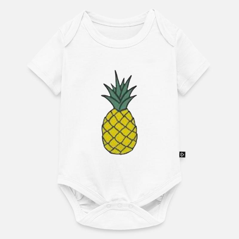 Ananas / ananas - Body à manches courtes Premium Bébé - blanc