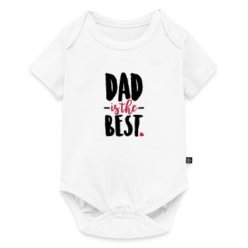 Dad is the best - Baby Premium short-sleeve bodysuit - white - Front