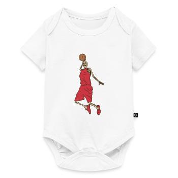 Basket-ball Squelette - Body à manches courtes Premium Bébé - blanc - Devant