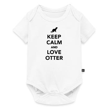 Otter - Baby Premium Kurzarmbody - Weiß - Vorne