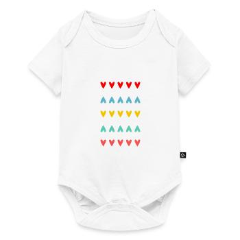 PAAR. GERADE VERHEIRATET. Junggesellinnenabschied. VALENTINSTAG. MARIES - Baby Premium Kurzarmbody - Weiß - Vorne