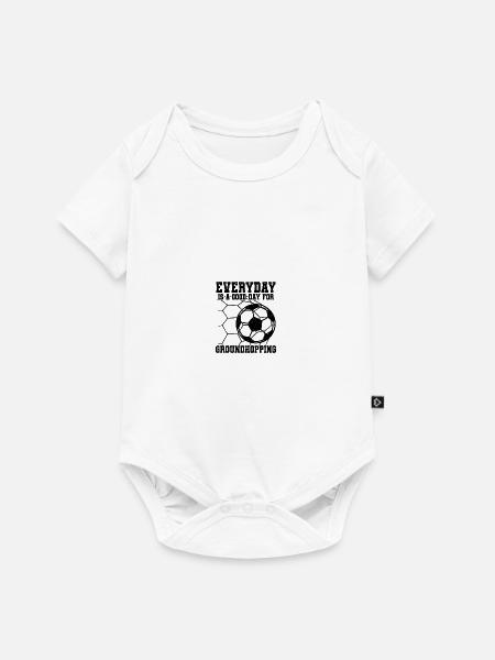 Groundhopping - Baby Premium Kurzarmbody - Weiß