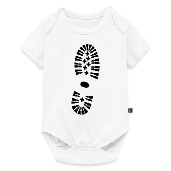 Footprint, shoepriint right (super cheap) - Body à manches courtes Premium Bébé - blanc - Devant
