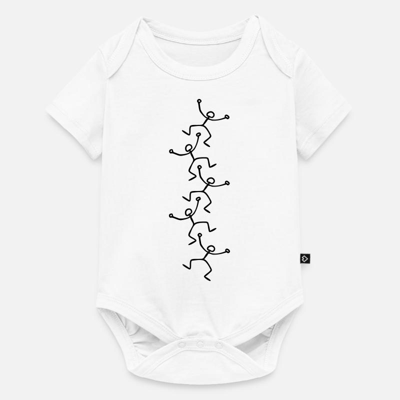 Figuren / figures - Baby Premium Kurzarmbody - Weiß