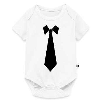 Cravate - Body à manches courtes Premium Bébé - blanc - Devant
