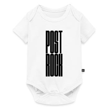 Post Rock bold typography logo - Baby Premium short-sleeve bodysuit - white - Front