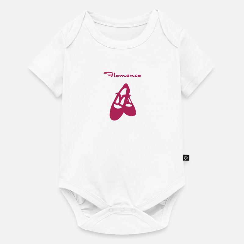 Chaussures flamenco avec le texte - Body à manches courtes Premium Bébé - blanc