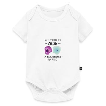 Zytologie und Zellen - Baby Premium Kurzarmbody - Weiß - Vorne