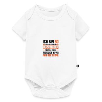 Geburtstagsgeschenk - Baby Premium Kurzarmbody - Weiß - Vorne
