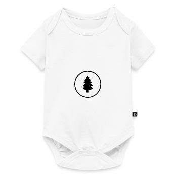arbre - Body à manches courtes Premium Bébé - blanc - Devant
