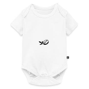 Kaffeebohne Kaffee Barista - Baby Premium Kurzarmbody - Weiß - Vorne