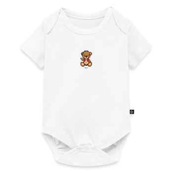 Pixel MiniBear Canada - Body à manches courtes Premium Bébé - blanc - Devant