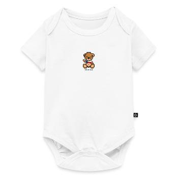 Pixel MiniBear Czech Republic - Body à manches courtes Premium Bébé - blanc - Devant