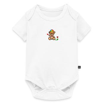 Pixel MiniBear Pride - Body à manches courtes Premium Bébé - blanc - Devant