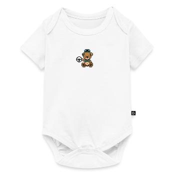 Pixel MiniBear Racing - Body à manches courtes Premium Bébé - blanc - Devant