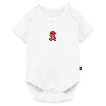 Pixel MiniBear Pepper - Body à manches courtes Premium Bébé - blanc - Devant