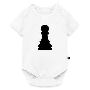 Pion d'échecs - Body à manches courtes Premium Bébé - blanc - Devant