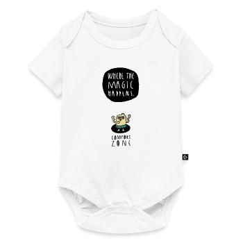 Comfort Zone - motivation - Baby Premium short-sleeve bodysuit - white - Front