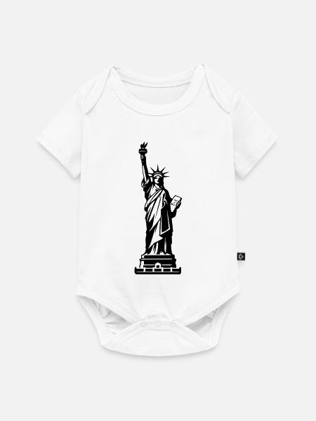 Freiheitsstatue - Baby Premium Kurzarmbody - Weiß