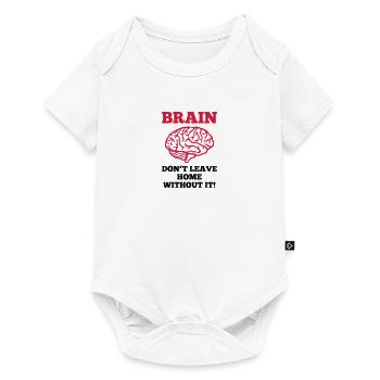 Brain - Baby Premium short-sleeve bodysuit - white - Front