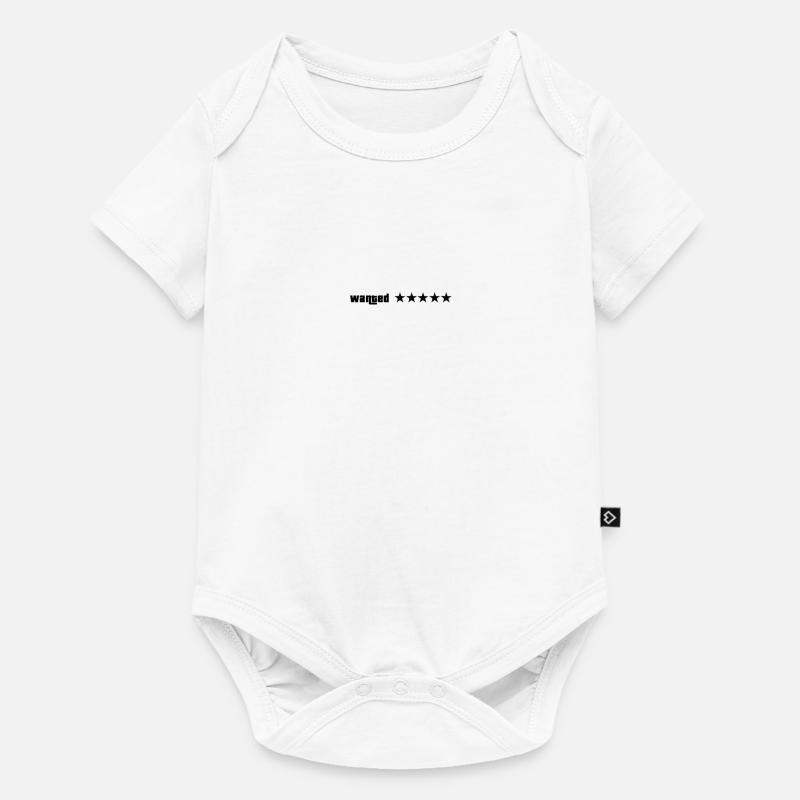GTA Wanted Level Stars - Body à manches courtes Premium Bébé - blanc