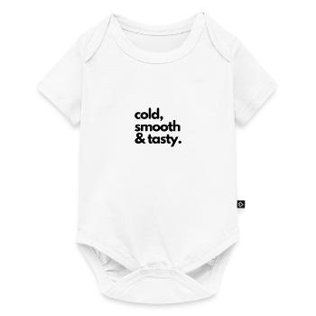 cold, smooth & tasty - Baby Premium Kurzarmbody - Weiß - Vorne