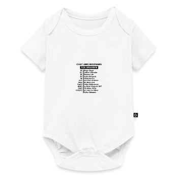 chat senioren - Baby Premium Kurzarmbody - Weiß - Vorne