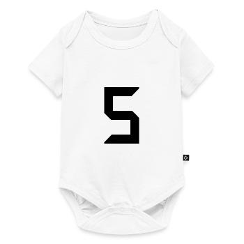 5 YEARS. 5TH ANNIVERSARY. BIRTHDAY 5 YEARS. 5 - Baby Premium short-sleeve bodysuit - white - Front