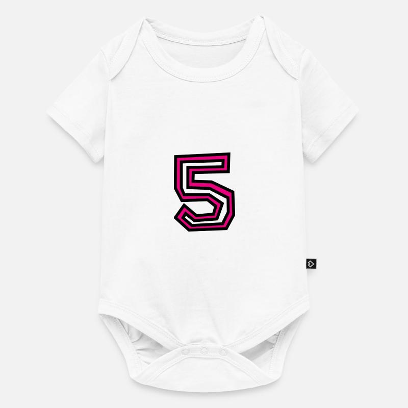 5 - Body à manches courtes Premium Bébé - blanc