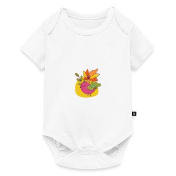 Vogel - Baby Premium Kurzarmbody - Weiß - Vorne