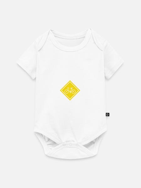 Fahrrad - Baby Premium Kurzarmbody - Weiß