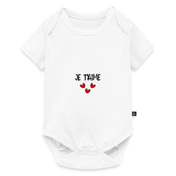 MAMAN. FÊTE DES MÈRES. BONNE FÊTE MAMAN. FÊTE - Body à manches courtes Premium Bébé - blanc - Devant