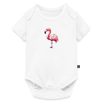 Flamingoklasse Klassentier Flamingo Grundschule - Baby Premium Kurzarmbody - Weiß - Vorne