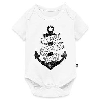Sail Away - Anker 2C - Baby Premium Kurzarmbody - Weiß - Vorne