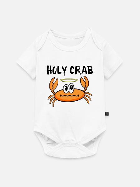 Heilige Krabbe - Baby Premium Kurzarmbody - Weiß
