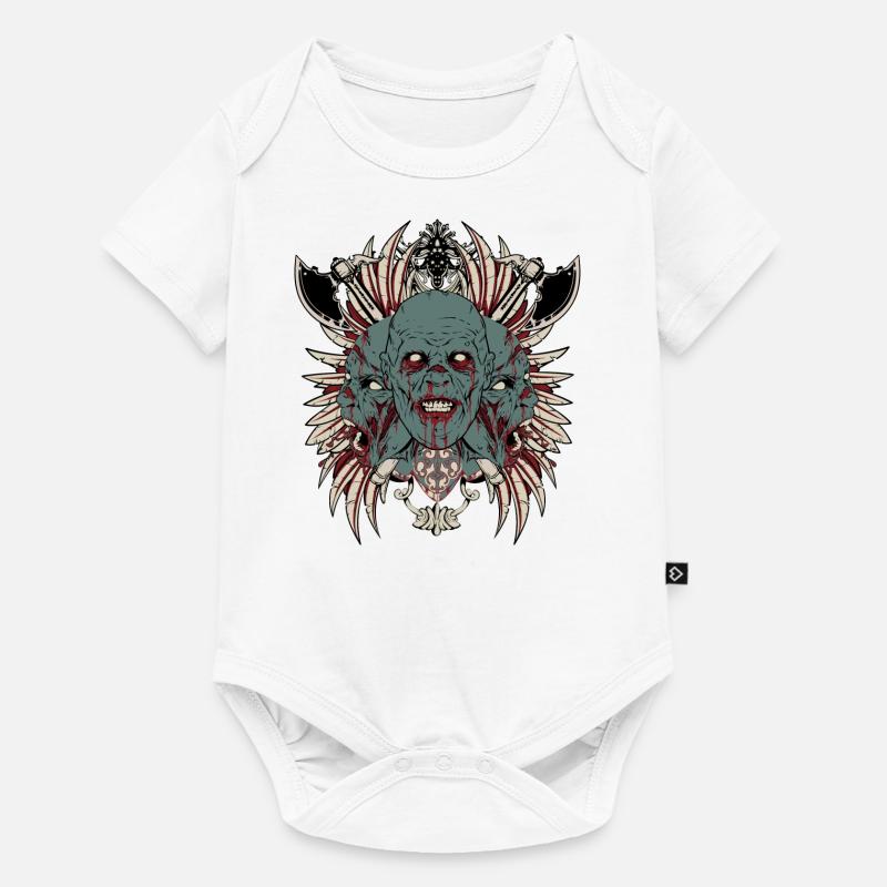 zombies - Body à manches courtes Premium Bébé - blanc