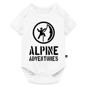 alpine_adventures_2___f1 - Body à manches courtes Premium Bébé - blanc - Devant