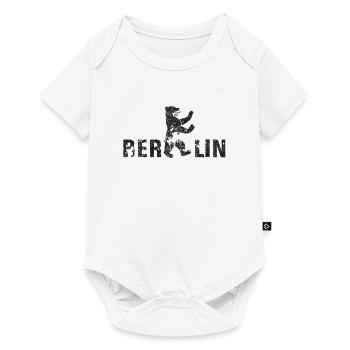 Berlin mit Berliner Bär - Baby Premium Kurzarmbody - Weiß - Vorne