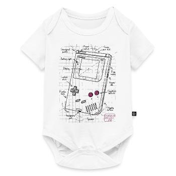 Console - Body à manches courtes Premium Bébé - blanc - Devant