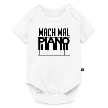 Faire du piano pour la 1000ème fois mais mieux - Body à manches courtes Premium Bébé - blanc - Devant