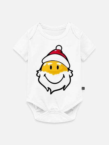 Santa Claus - Baby Premium Kurzarmbody - Weiß
