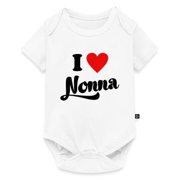 I love my grandma Italian Italy Nonna - Baby Premium short-sleeve bodysuit - white - Front