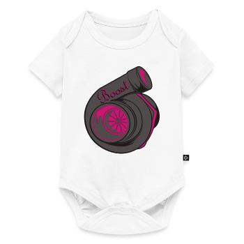 Turbocharger boost girl - Baby Premium short-sleeve bodysuit - white - Front