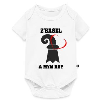 Basel - Baby Premium short-sleeve bodysuit - white - Front