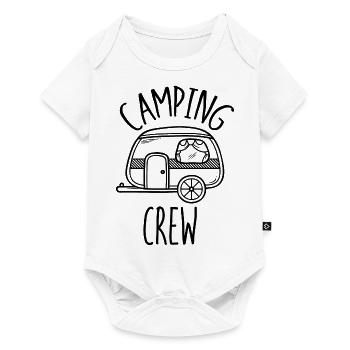 Camping Crew Travel Adventure Hiking Gift - Baby Premium short-sleeve bodysuit - white - Front