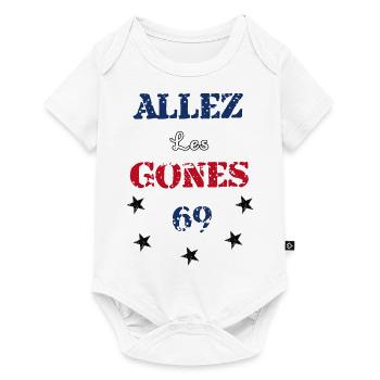 Allez les gones - Body à manches courtes Premium Bébé - blanc - Devant