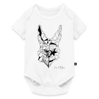 Fennec polygon flag of Algeria - Baby Premium short-sleeve bodysuit - white - Front