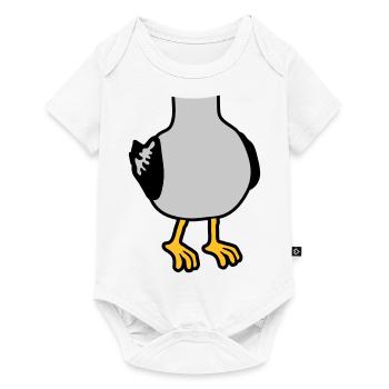 Seagull without head costume - Baby Premium short-sleeve bodysuit - white - Front